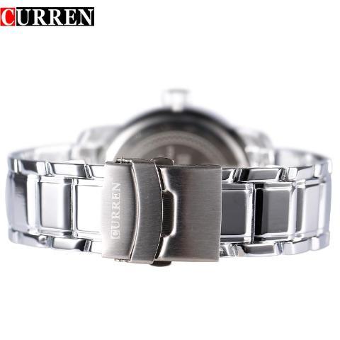 Curren Luxury Quartz Men's Watch (Dial 4.4cm) white black